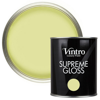 Vintro Yellowy Green Gloss 1L Walls, Ceilings, Metal & Wood (Citron)