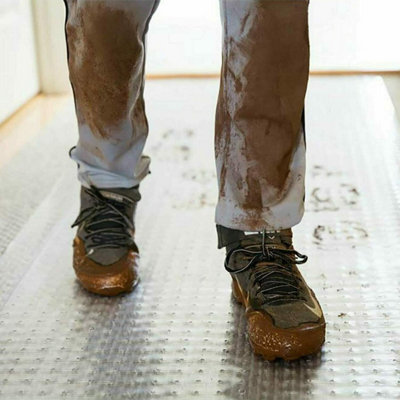 Vinyl Plastic Clear Guard Non-Slip Protector Mat Thick Film Roll Hallway Stairs Runner Carpet Area Rug 4 FT Long Width 27"