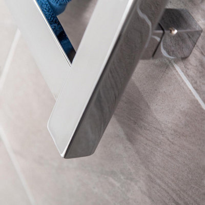 Viola Chrome Heated Towel Rail - 800x500mm - 5