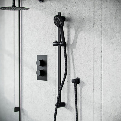 Violet 2 Dial 2 Way Thermostatic Mixer
