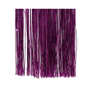 Violet Purple Lametta Foil Tinsel Garland Strand Christmas Tree Decor 50x40cm