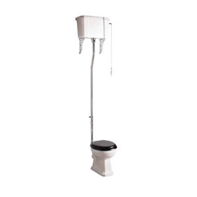 Violet Traditional High Level Toilet with Cistern - Traditional Design Ceramic Toilet
