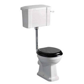 Violet Traditional Low Level Toilet with Cistern - Traditional Design Ceramic Toilet