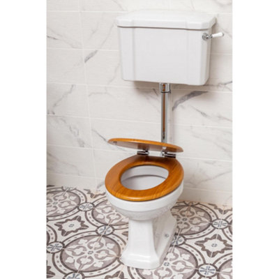 Violet Traditional Low Level Toilet with Cistern - Traditional Design Ceramic Toilet - 6