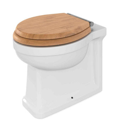 Violet Traditional Style Design Back to Wall Ceramic Toilet | DIY at B&Q