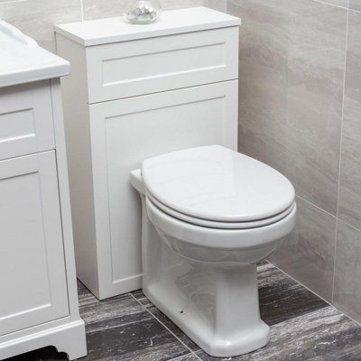 Violet Traditional Style Design Back to Wall Ceramic Toilet - 4