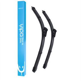 Vipa Wiper Blade Kit fits: VW POLO MK 5 Hatchback Oct 2009 to Sep 2017