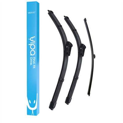Vipa Wiper Blade Set fits: AUDI Q3 SUV Jun 2011 to Sep 2018