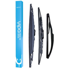 Vipa Wiper Blade Set fits: KIA SOUL Hatchback Feb 2009 to Apr 2020