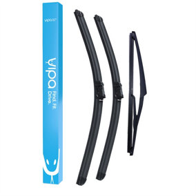 Vipa Wiper Blade Set fits: KIA VENGA Hatchback Feb 2010 to Apr 2020