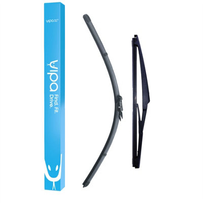 Vipa Wiper Blade Set fits: TOYOTA AYGO Hatchback Jan 2015 to Apr 2022