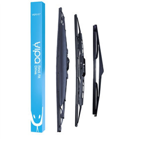 Vipa Wiper Blade Set fits: VAUXHALL ANTARA SUV Aug 2006 to Apr 2016
