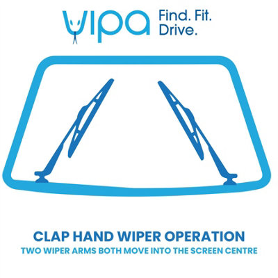 Vipa Wiper Blade Set fits: VAUXHALL ASTRA J MK6  Estate Oct 2010 to Oct 2015