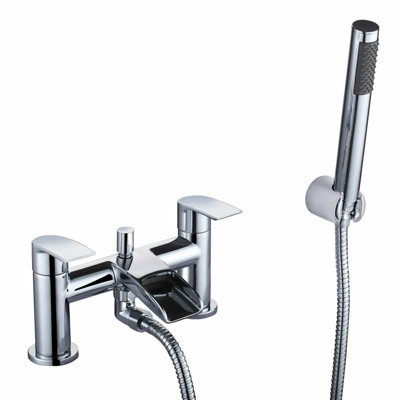 Virgo Bathroom Waterfall Bath Shower Mixer Tap - 4