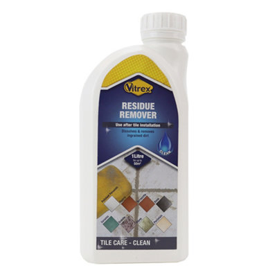 Virtex Tile Care Tiles Residue Remover Removes Grout, Limescale, Adhesive Residue and Cement  - 1L