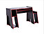 Virtuoso Horizon 5 Gaming Desk with Keyboard Tray in Black & Red
