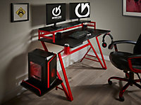 Virtuoso PRO VX01 Gaming Desk in Red