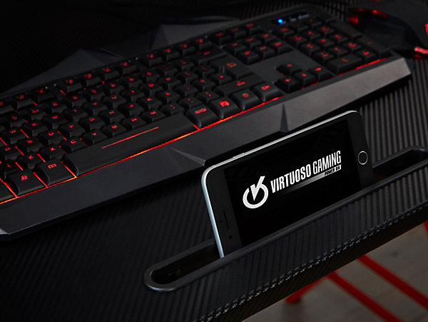 Virtuoso PRO VX01 Gaming Desk in Red Virtuoso PRO VX01 Gaming Desk in Red