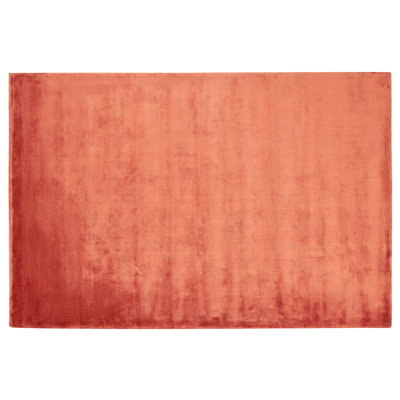 Viscose Area Rug 140 x 200 cm Orange GESI II