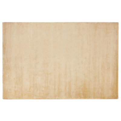 Viscose Area Rug 140 x 200 cm Sand Beige GESI II