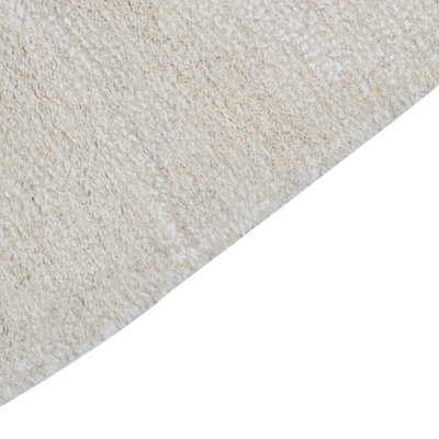 Viscose Area Rug 160 x 230 cm Beige MASSO