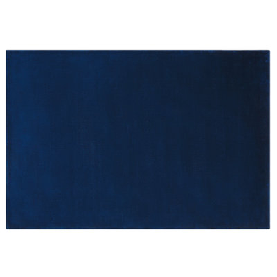 Viscose Area Rug 160 x 230 cm Navy Blue GESI II