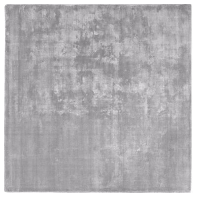 Viscose Area Rug 200 x 200 cm Light Grey GESI II