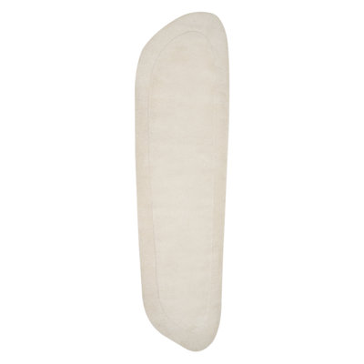 Viscose Area Rug 80 x 250 cm Beige BERANI