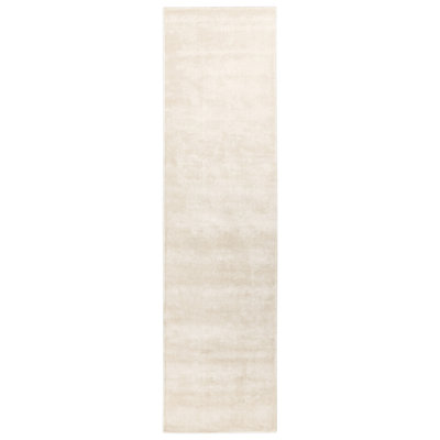 Viscose Area Rug 80 x 300 cm Light Beige GESI II