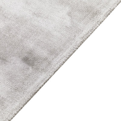 Viscose Area Rug 80 x 300 cm Light Grey GESI II - 4