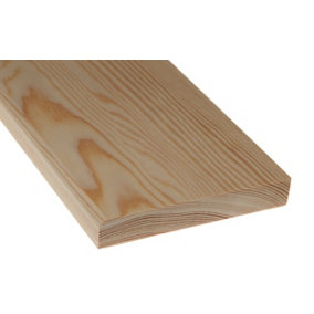VITA Pine Softwood Skirting & Architrave 120mm x 19mm x 2400mm - Unfinished (5 PACK)