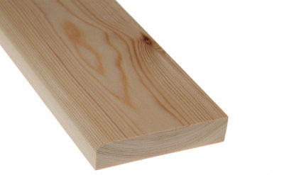 VITA Pine Softwood Skirting & Architrave 90mm x 19mm x 2400mm - Unfinished (5 PACK)