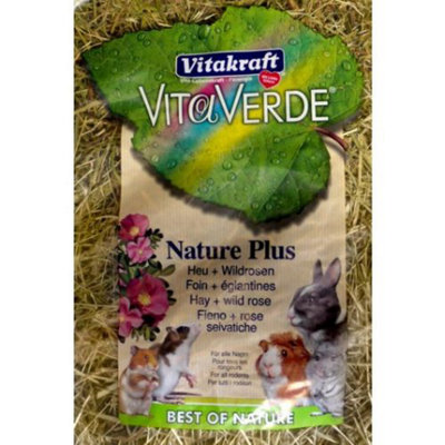 Vita Verde Hay & Wild Rose 500g (Pack of 6)