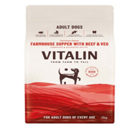 Vitalin Farmhouse Supper with Beef and Veg 2kg
