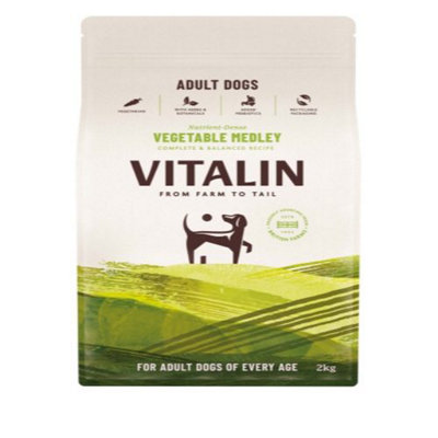 Vitalin Veg Medley Adult Dry Dog Food 2kg