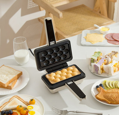 Vitantonio Egg Waffle Sandwich Maker Ivory VEH-10A