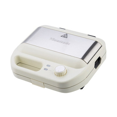 Vitantonio Japan Waffle & Hot Sandwich Maker - Ivory (with