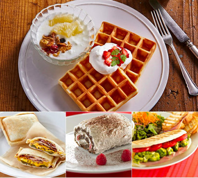 Vitantonio Japan Waffle & Hot Sandwich Maker - Ivory (with