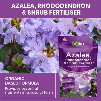 Vitax Azalea Rhododendron and Shrub Fertiliser 0.9kg Plant Food