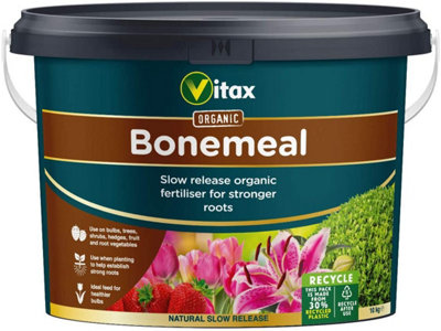 Vitax Bonemeal Slow Release Fertiliser 10kg Tub