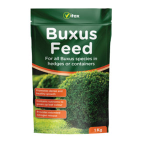 Vitax Buxus, Hedges or Container Feed 1kg Pouch