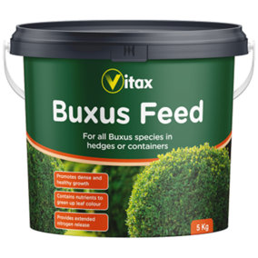 Vitax Buxus, Hedges or Container Feed 5kg Tub