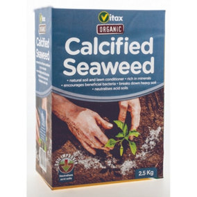 Vitax Calcified Seaweed 2.5kg - Natural Soil and Lawn Conditioner