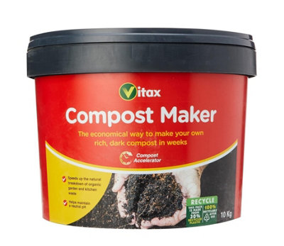 Vitax Compost Maker Organic Accelerator Fast Soil Additives Breakdown 10kg