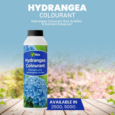 Vitax Hydrangea Colourant 250g Pack of 2 Changes Pink Hydrangeas