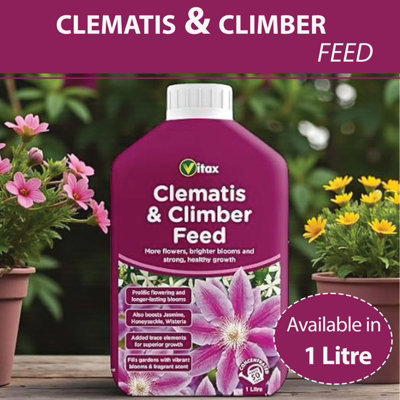 TRACKER スクリーミングフラワー　コンプリート Vitax Liquid Clematis & Climbing Plant Feed 1L Fast-Acting