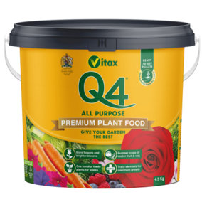 Vitax Q4 All-Purpose Pelleted Fertiliser -  4.5kg
