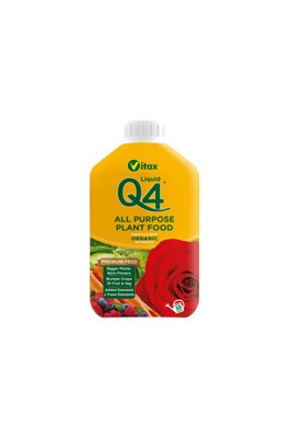 Vitax Q4 Organic All Purpose Liquid Plant Food 1L