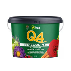 Vitax Q4 Professional All Purpose Premium Plant Food Fertilizer Flower Fruit Veg 10kg