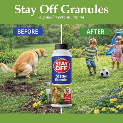 Vitax Stay Off Scatter Granules 225g Natural Pet Training Aid for Cats ...